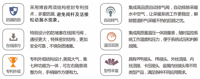 虎牢關(guān)地暖前置過濾器六大技術(shù)特點